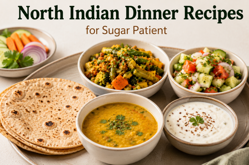 North Indian Dinner recipes for Sugar Patient