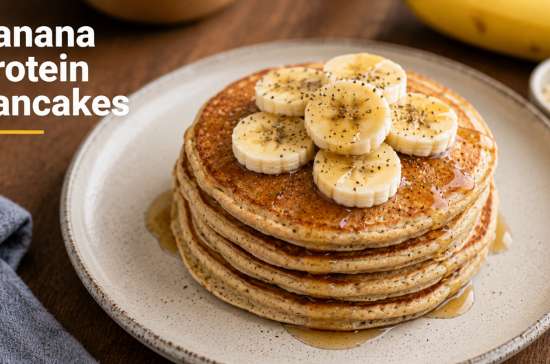 Banana Protein Pancakes