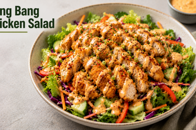 Bang Bang Chicken Salad