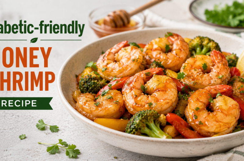 Diabetic-friendly Honey Shrimp recipe