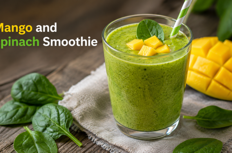Diabetic --Friendly Mango & Spinach Smoothie