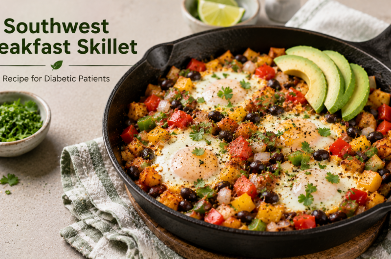 Southwest Breakfast Skillet Recipe for Diabetic Pateints