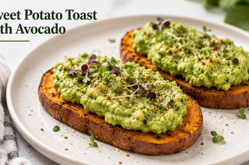 Sweet Potato Toast with Avocado