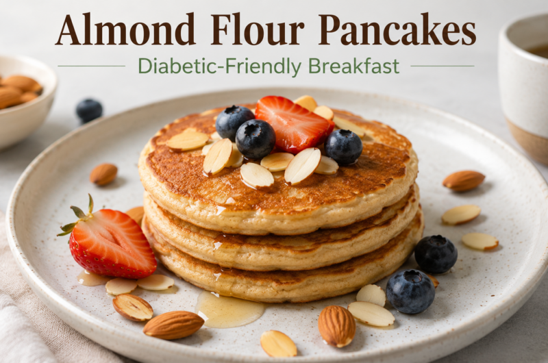 Almond Flour Pancakes – Diabetic-Friendly Breakfast