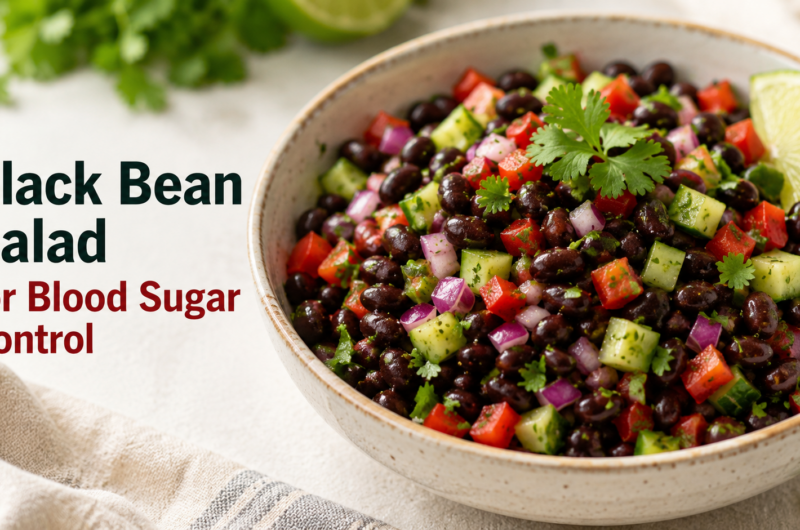 Black Bean Salad for Blood Sugar Control