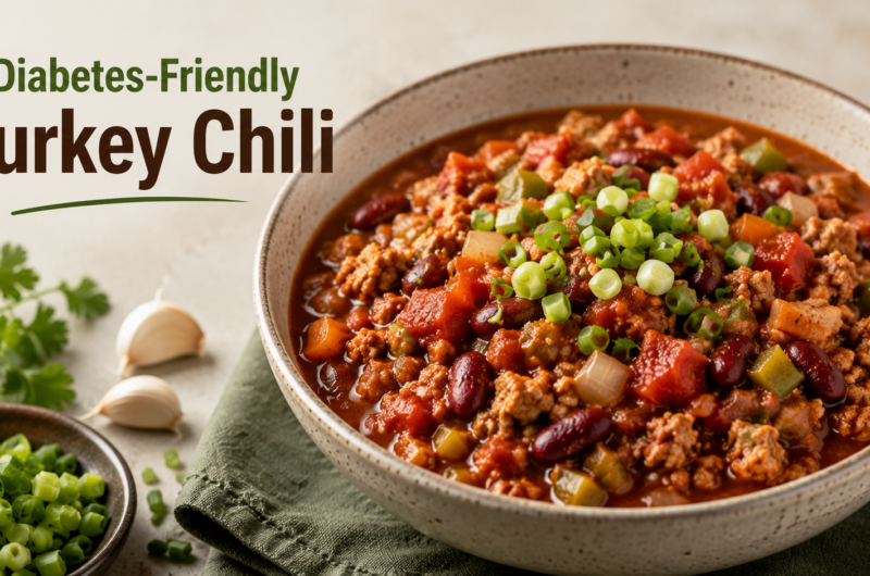 Diabetes-Friendly Turkey Chili