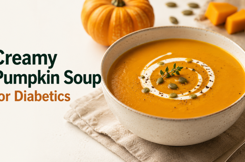 Creamy Pumpkin Soup for Diabetics