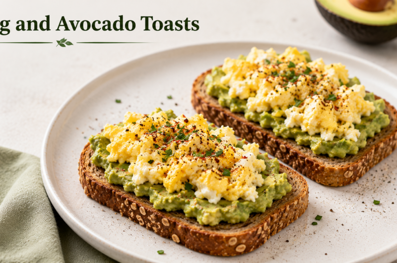 Egg and Avocado Toasts