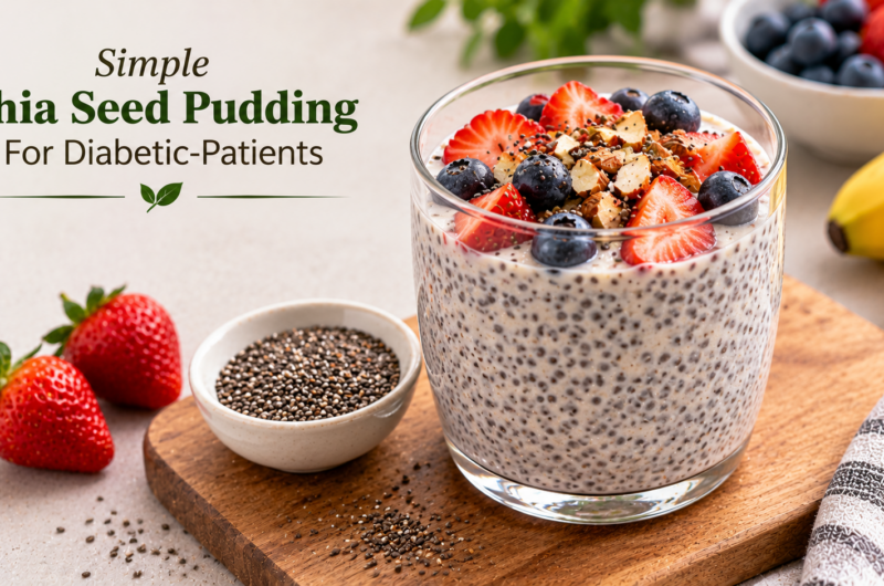 Simple Chia Seed Pudding For Diabetic-Patients