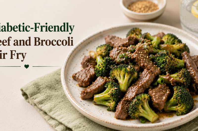 Diabetic - Friendly Beef and Broccoli Stir Fry