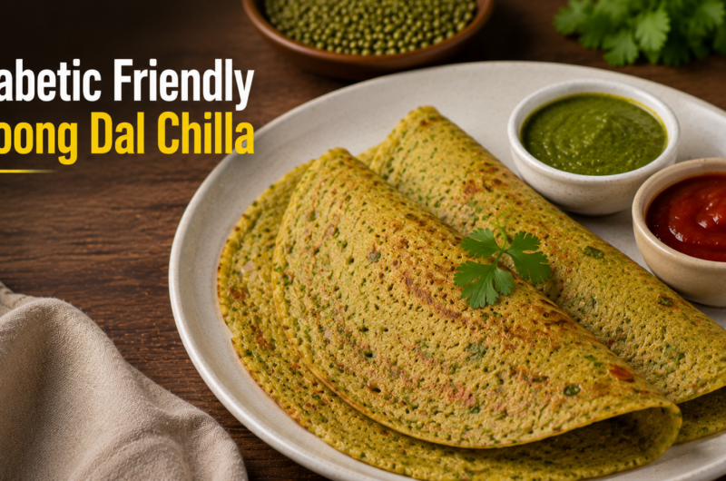 Moong Dal Chilla for Diabetes