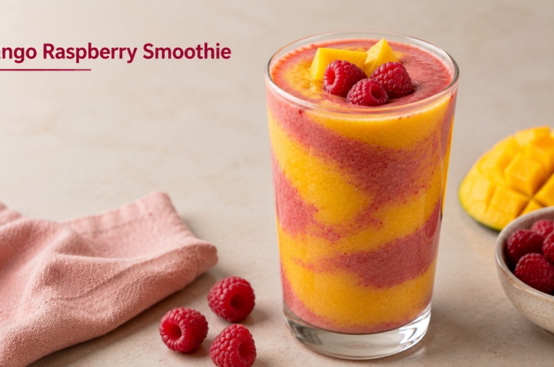 Mango Raspberry Smoothie
