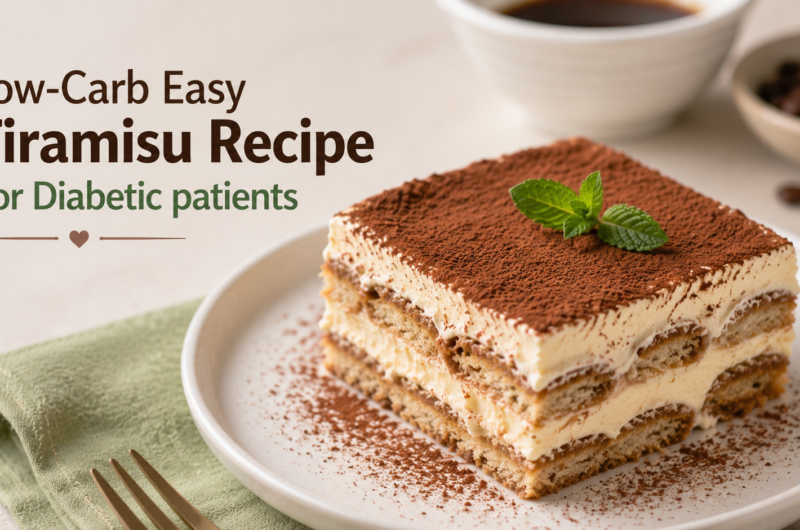 Low-Carb Easy Tiramisu Recipe For Diabetic patients