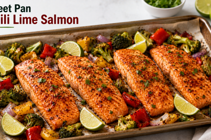 Sheet Pan Chili Lime Salmon