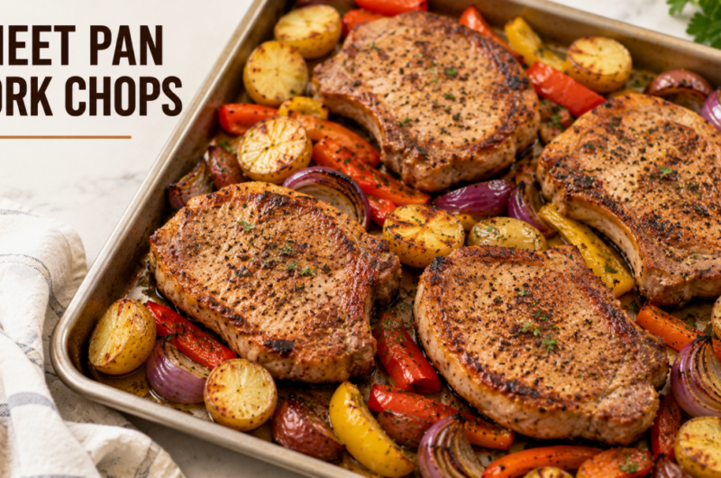 Sheet Pan Pork Chops