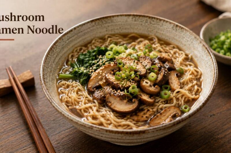 Mushroom Ramen Noodle