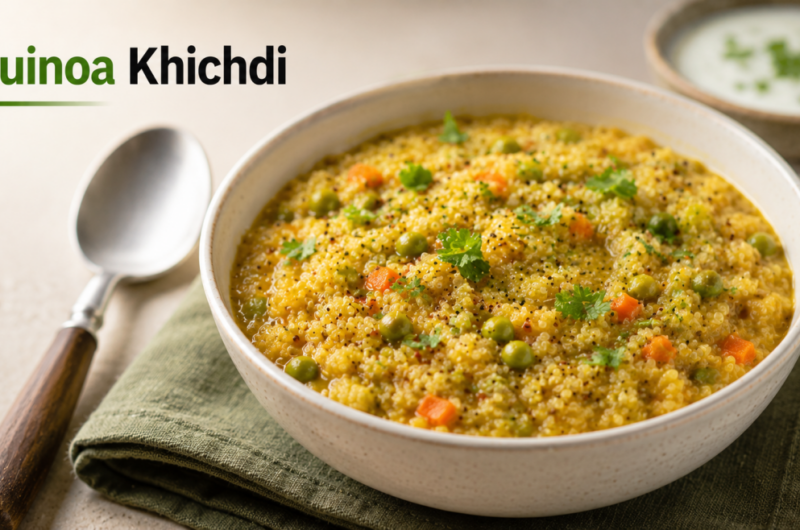 Quinoa Khichdi Recipe (Diabetic Friendly)