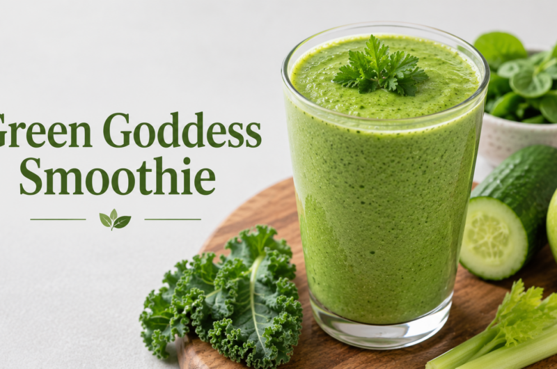 Green Goddess Smoothie for Blood Sugar Control