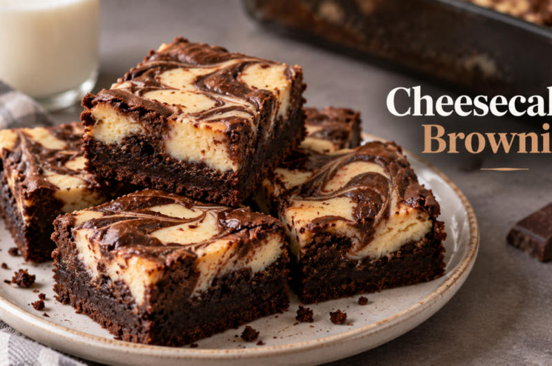 Halloween Cheesecake Keto Brownies