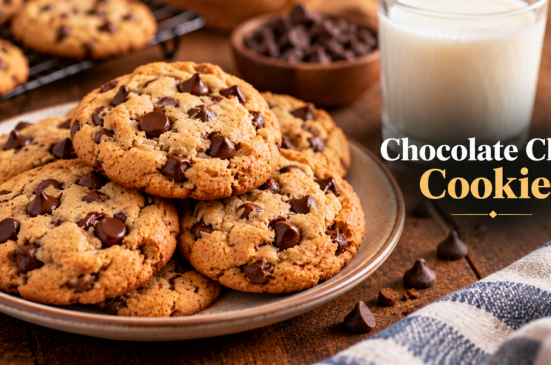 Easy Keto Christmas Chocolate Chip Cookies
