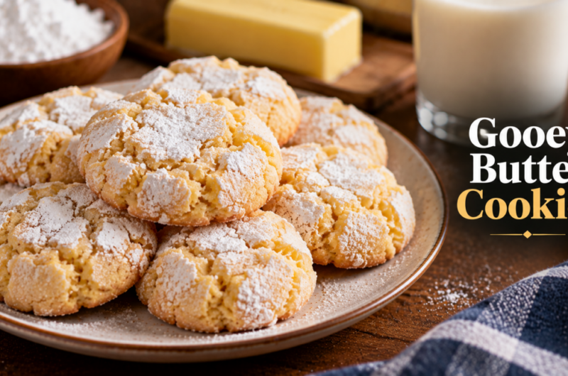 Easy Christmas Gooey Butter Cookies