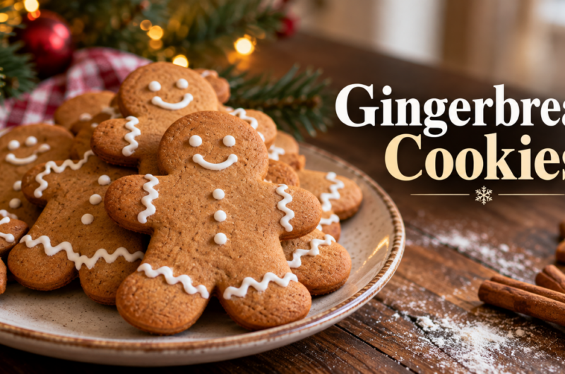 Sugar Free Christmas Soft Gingerbread Cookies