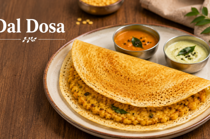 Dal Dosa Recipe (Diabetic Friendly)