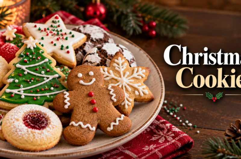 Easy Christmas Healthy Sugar Cookies