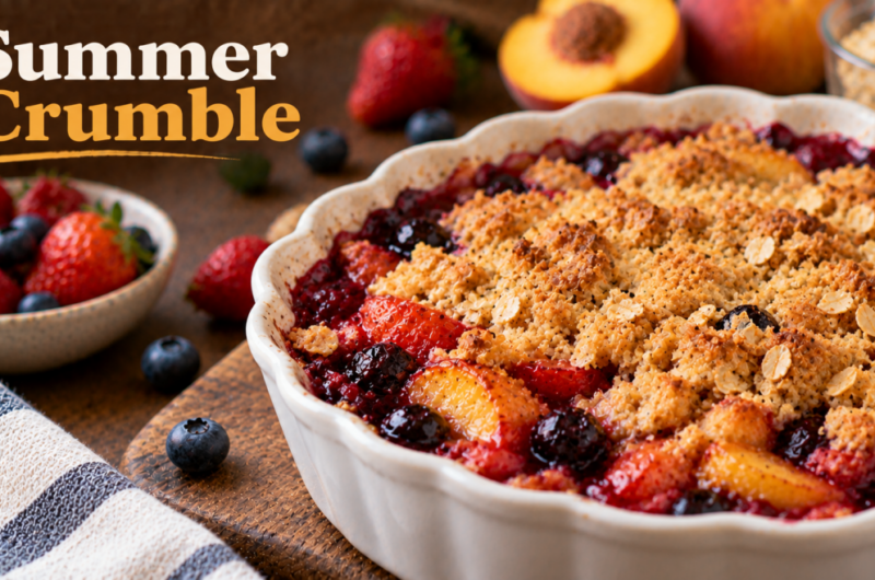 Diabetic-Friendly Christmas Light summer crumble