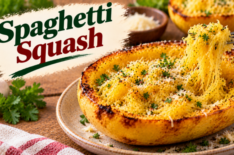 Diabetic-Friendly Christmas Spaghetti Squash