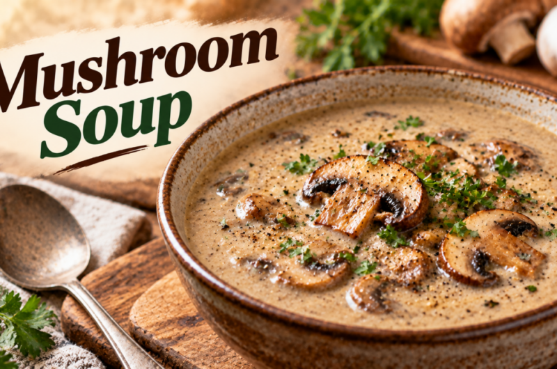 Diabetic-Friendly Christmas Mushroom Soup: Warm & Delicious