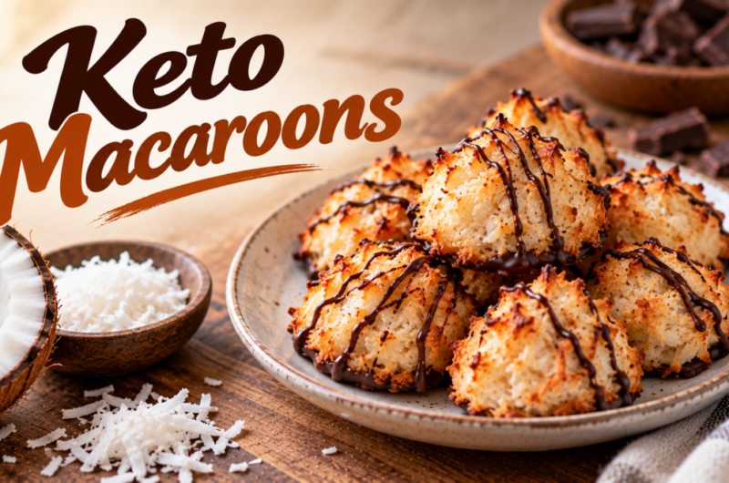 Sugar Free Christmas Keto Macaroons
