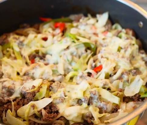 Low Carb Steak and Cheese Bowl